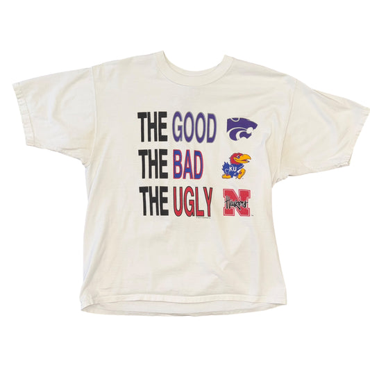 The Good The Bad The Ugly Kansas state College Tee Sz L