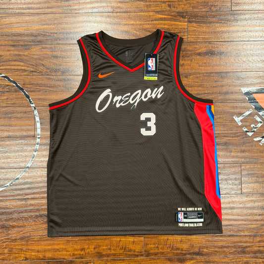 Nike 2020-2021 City Edition Trailblazers CJ Jersey