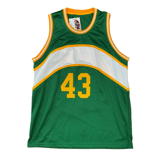 SIGNED Seattle SuperSonics Jack Sikma Jersey Sz XL