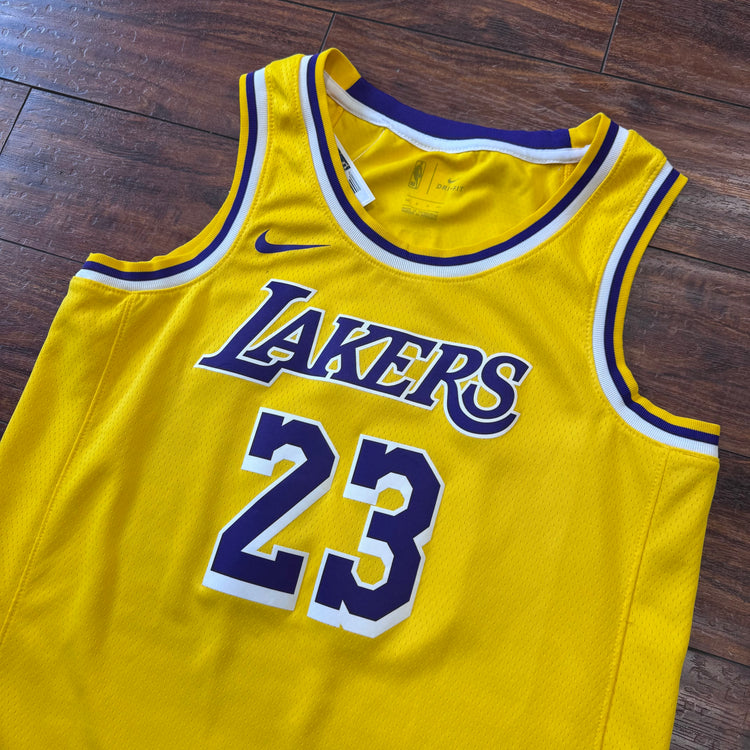 Nike Swingman Icon Los Angeles Lakers Lebron James Jersey Sz S