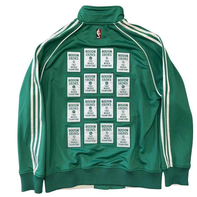 Adidas Boston Celtics Banner Jacket Sz L