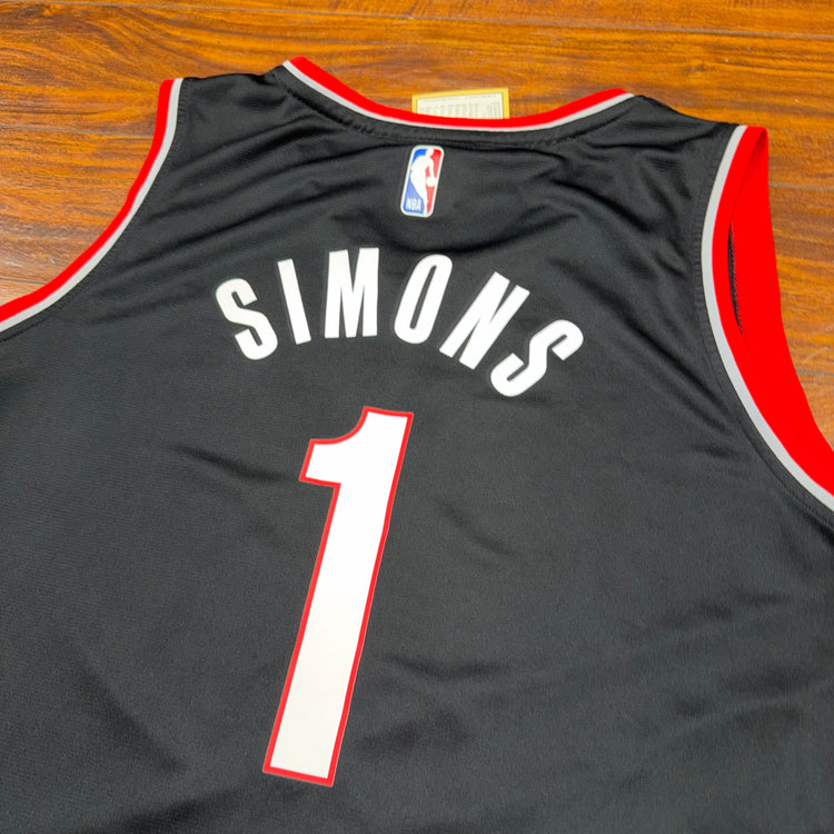 Fanatics Portland Trail Blazers Anfernee Simons Jersey Sz XL