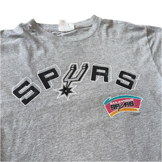 CSA 00's San Antonio Spurs Tee Sz L