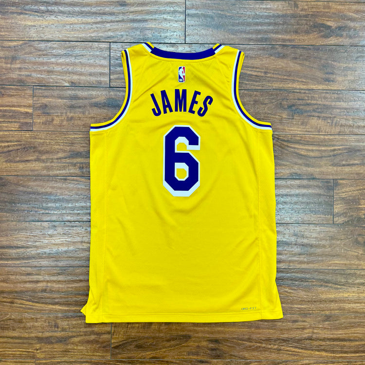 Nike Los Angles Lakers Lebron James Jersey Sz M