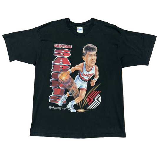 Pro Player Portland Trail Blazers Arvydas Sabonis Bigface Sz 2X