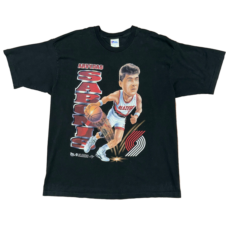 Pro Player Portland Trail Blazers Arvydas Sabonis Bigface Sz 2X
