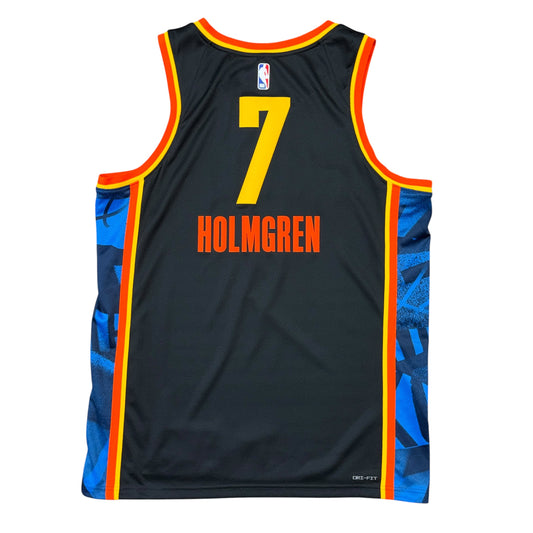 Nike Swingman 2024-25 City Edition Oklahoma City Thunder Chet Holmgren Jersey Sz XL