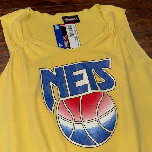 WNBA New Jerseys Nets Cropped Tee Sz 2X
