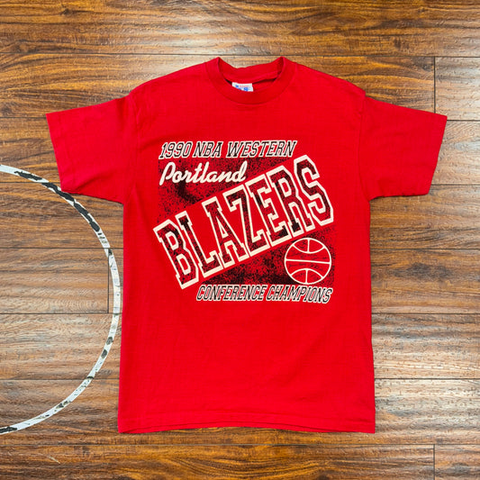 1990 Portland Trail Blazers WCC Tee Sz L