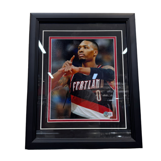 Beckett Authenticated “Dame Time” Autographed Framed Photo