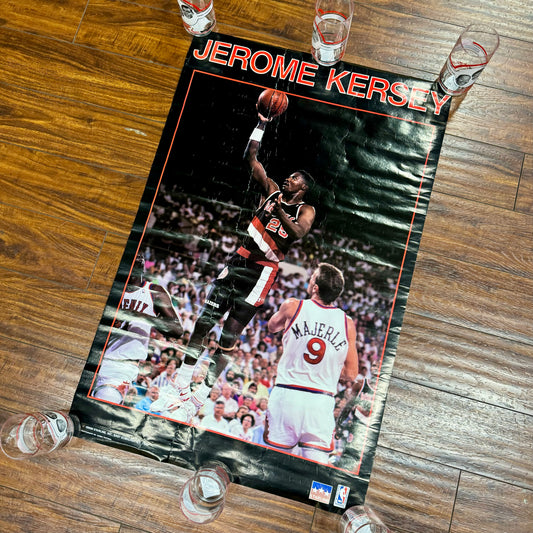 Starline 1990 Blazers Jerome Kersey Poster