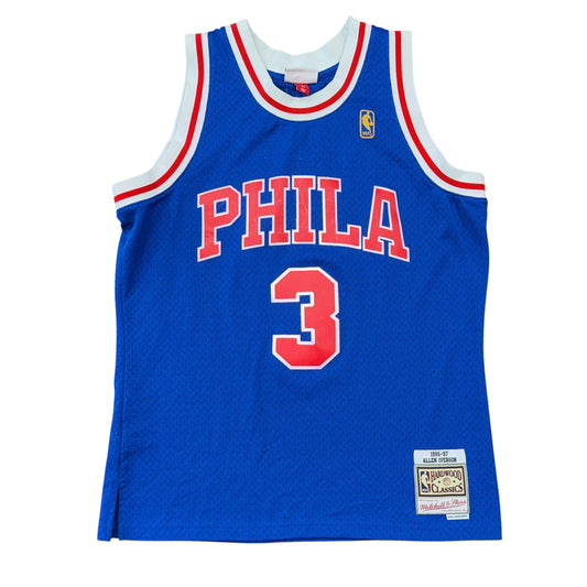 Mitchell & Ness Hardwood Classic 1996-97 Philadelphia 76ers Allen Iverson Jersey Sz L