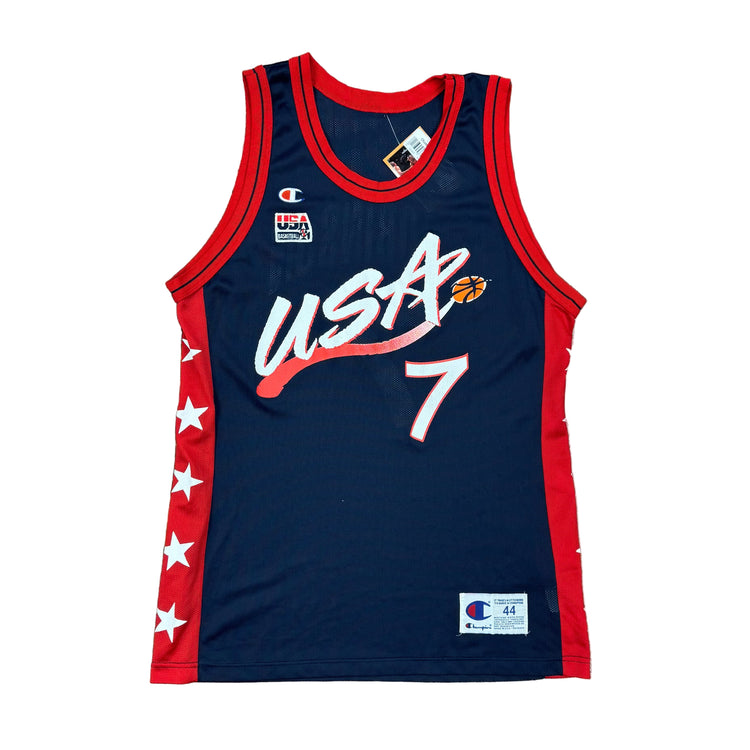 Champion USA 1996 David Robinson Jersey Sz L