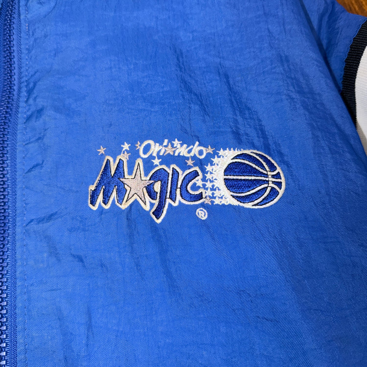 Pro Player 90's Orlando Magic Reversible Puffer Jacket Sz YM