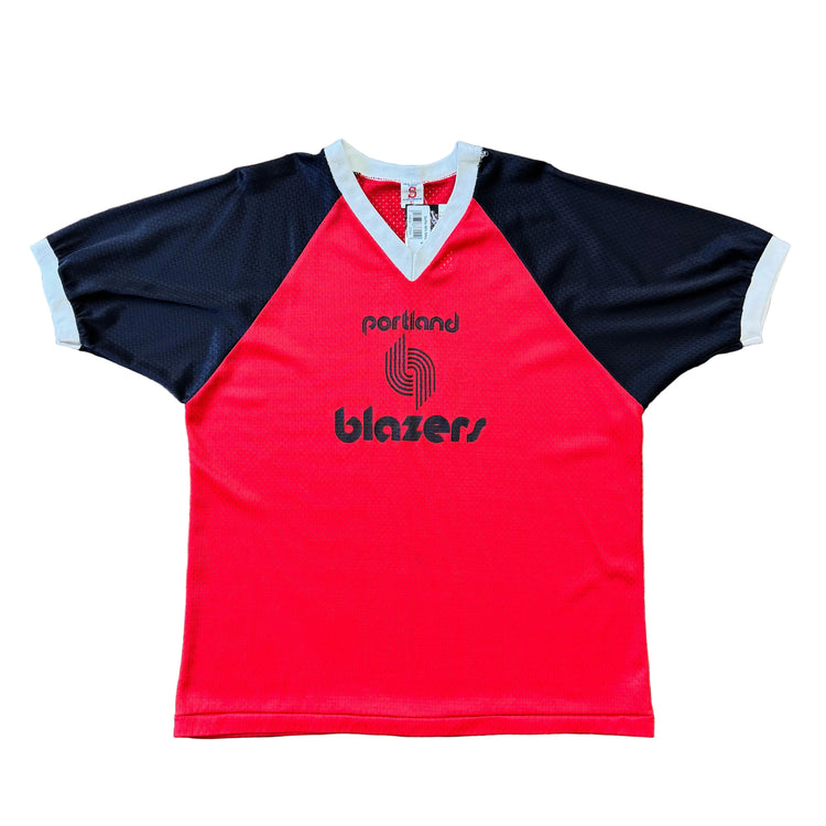 Soffe 80's Mesh Blazers V-Neck Tee Sz XL