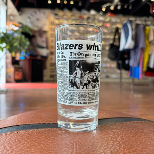 Blazers Win!!! 1977 Glass