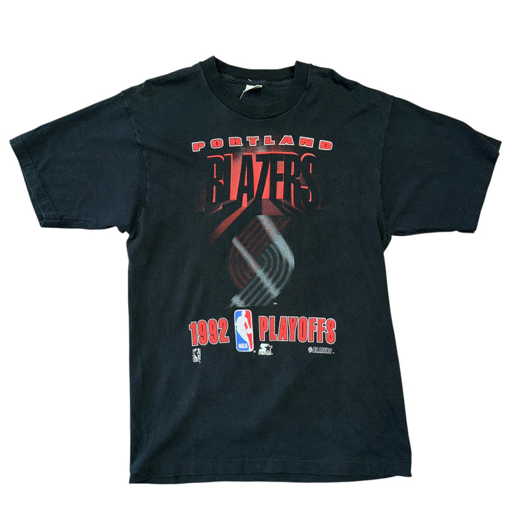 Starter 1992 Portland Trail Blazers Playoffs Tee Sz L