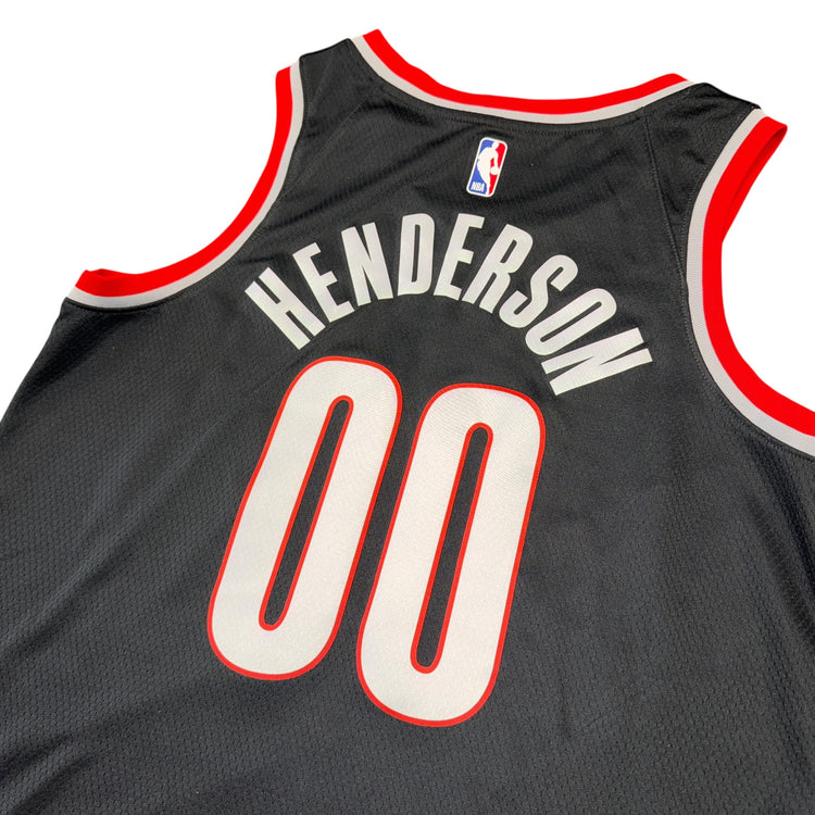NWT Nike Swingman Icon Portland Trail Blazers Scoot Henderson Jersey Sz L