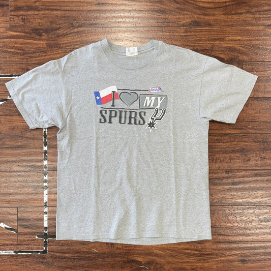 Champion 2001 San Antonio Spurs Playoffs Tee Sz L