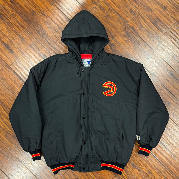 Starter Atlanta Hawks Puffer Jacket Sz XL