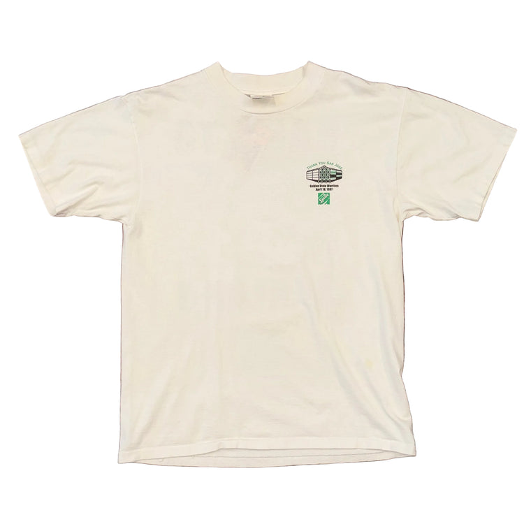 1997 Back To Oakland Warriors Tee Sz L