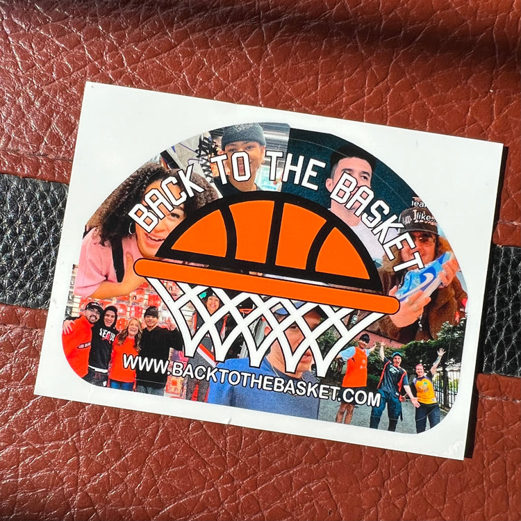 Back To The Basket Support Stickers