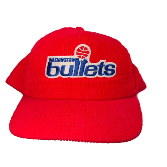 Washington Bullets Corduroy Snapback