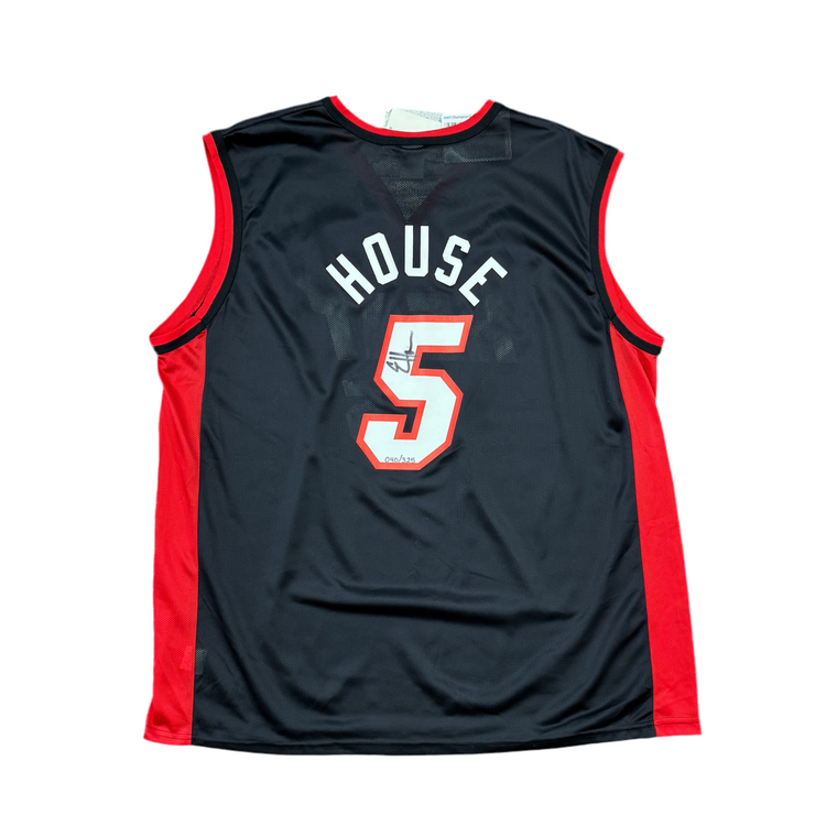 NWT Champion Signed Miami Heat Eddie House Jersey Sz XL