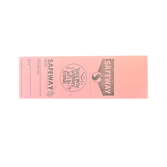 1978-79 Unused Blazers Playoff Ticket