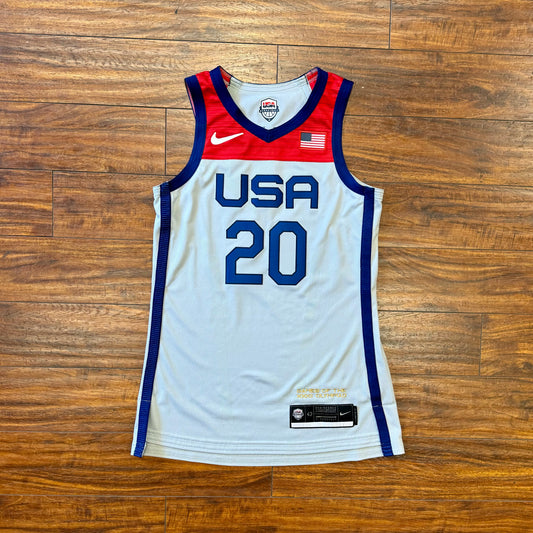 Nike USA 2020 Pro Cut Sample Jersey Grey Sz S