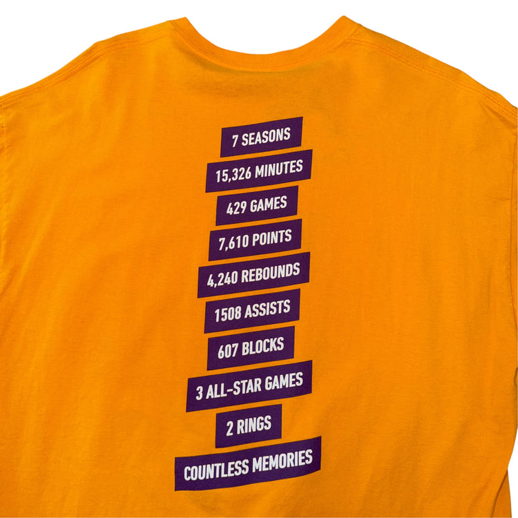 Los Angeles Lakers " Thanks Pau" Tee Sz XL