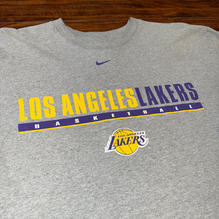 Nike Center Swoosh Los Angeles Lakers Tee Sz L