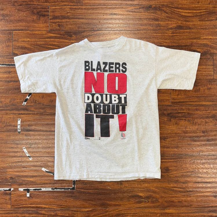 Salem Sportswear Portland Blazers No Doubt Tee Sz L