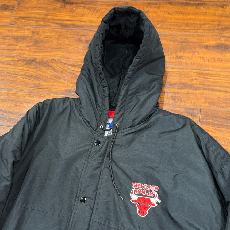 Starter Chicago Bulls Puffer Jacket Sz XL