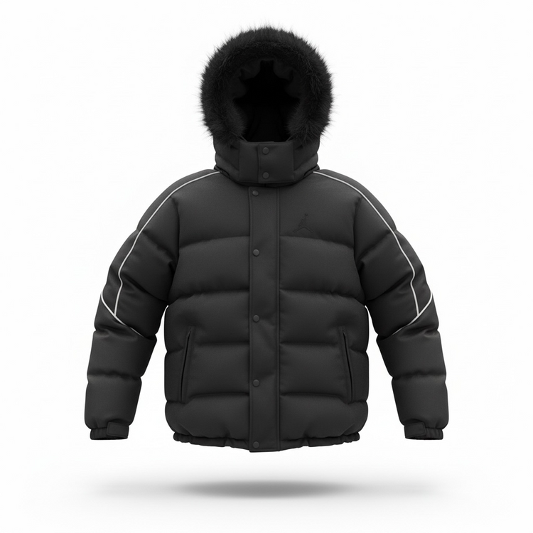 NWT Jordan X Supreme Puffer Jacket Sz M