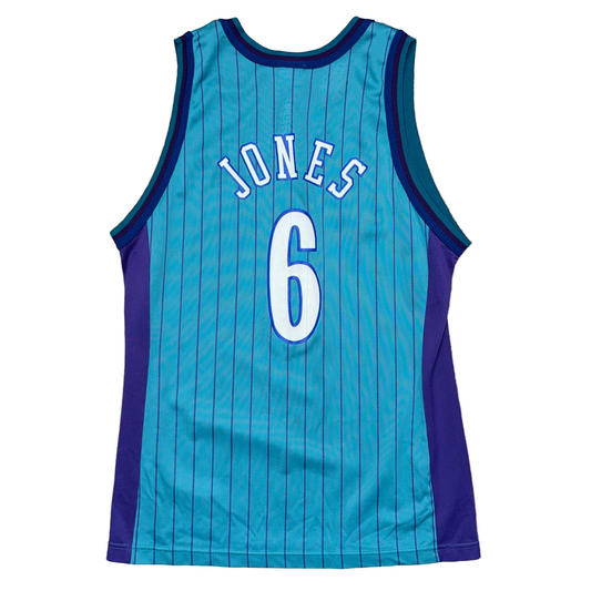 Champion Charlotte Hornets Eddie Jones Jersey Sz M