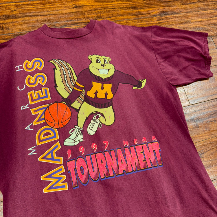 1997 March Madness Minnesota Golden Gophers Tee Sz 2X