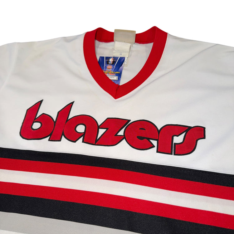Majestic Hardwood Classic Portland Trail Blazers Warm Up Sz 2X