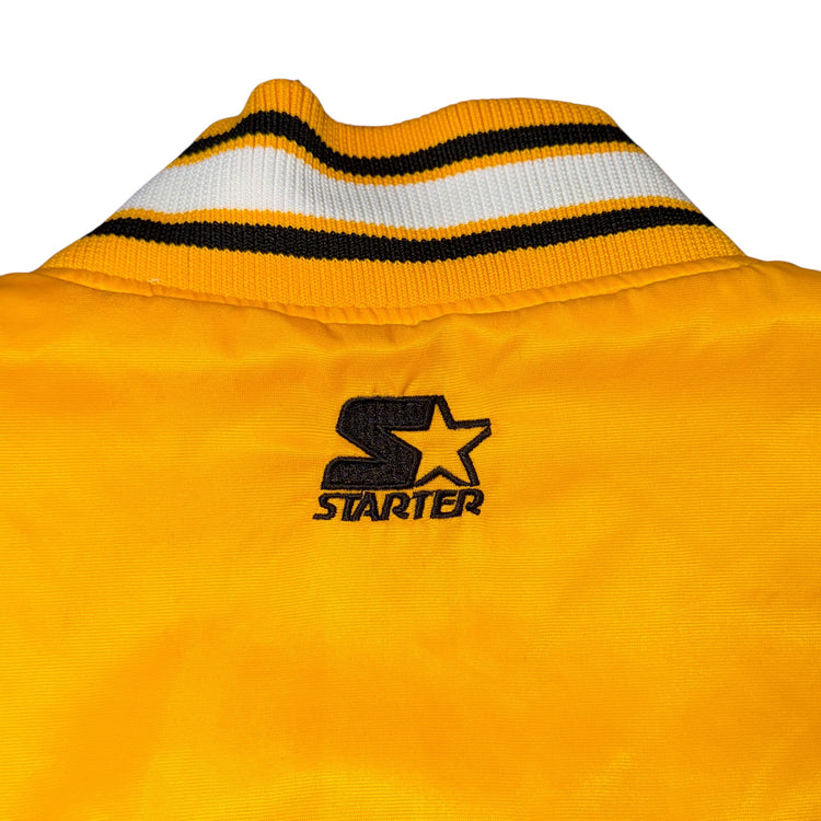 Starter Rare Golden Chicago Bulls Satin Sz L