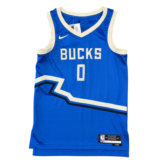Nike Swingman 2024-25 City Edition Milwaukee Bucks Damian Lillard Jersey Sz S
