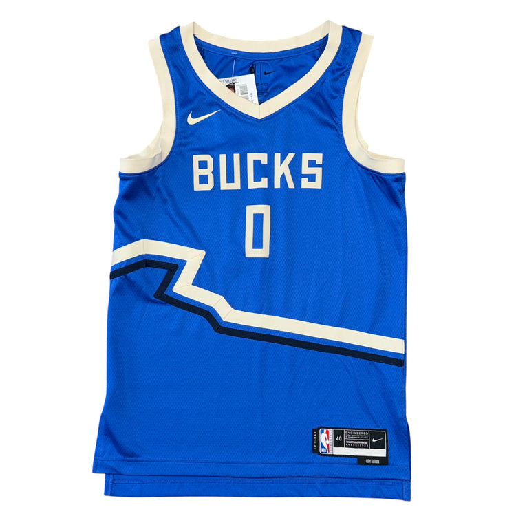 Nike Swingman 2024-25 City Edition Milwaukee Bucks Damian Lillard Jersey Sz S