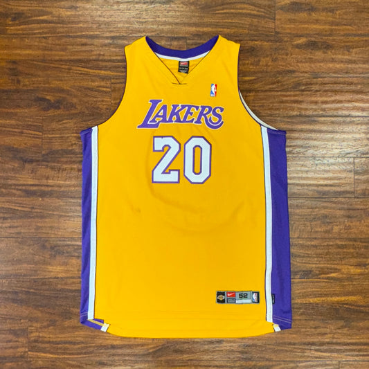 Nike Los Angeles Lakers Gary Payton Jersey Sz 2X
