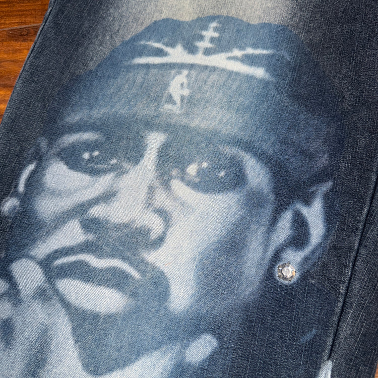 UNK 00’s Denim Philadelphia 76ers Allen Iverson Pants Sz 36