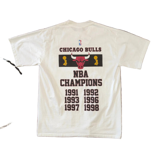 90’s 5X Chicago Bulls Champs Tee Sz XL