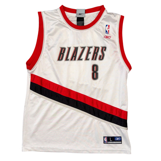 Reebok 00’s Portland Trail Blazers Martell Webster Home Jersey Sz YL