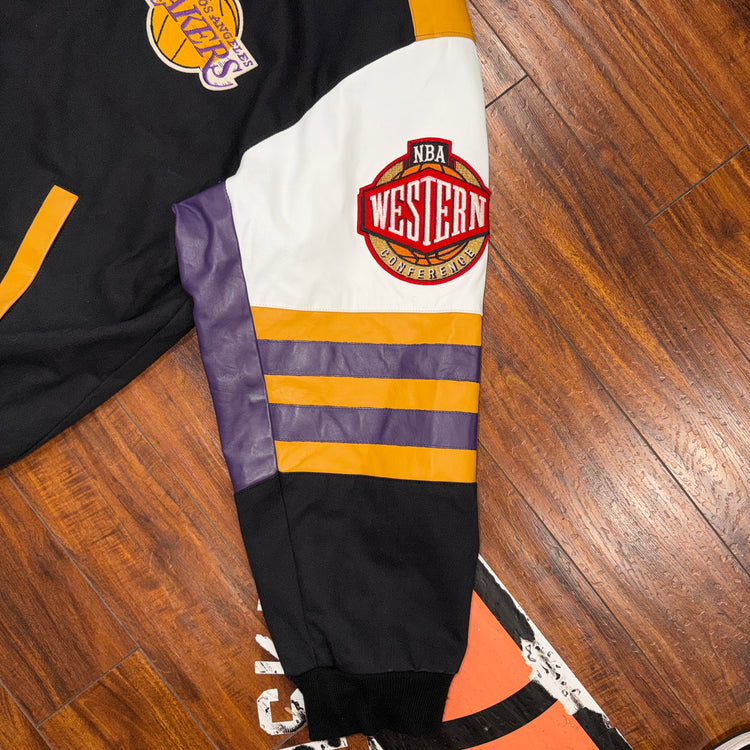 Jeff Hamilton Los Angeles Lakers Jacket Sz 2X