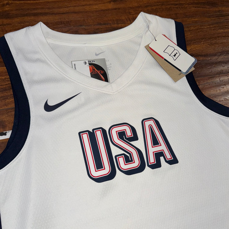 NWT SAMPLE White 2024 USA Jersey Sz L