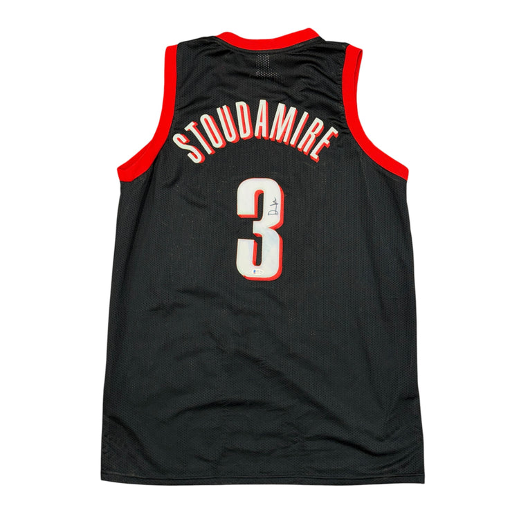 Signed Portland Trail Blazers Damon Stoudamire Jersey Sz XL