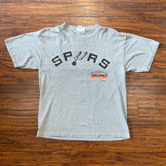 CSA 00's San Antonio Spurs Tee Sz L