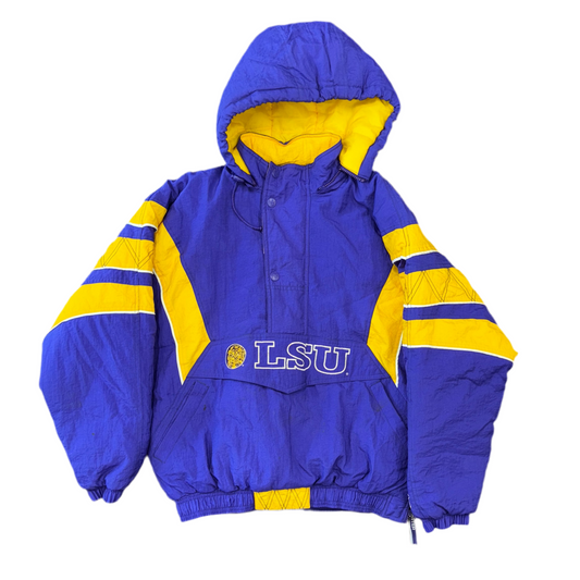 Starter LSU Tigers Puffer Jacket Sz L